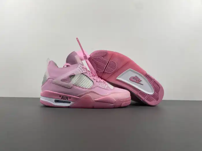 Kick Theory OFF-WHITE X JORDAN 4 PINK 0124