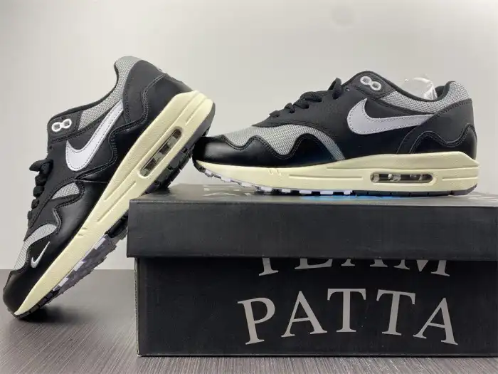 Kick Theory Duluth Nike Air Max 1 Patta Waves Black (without Bracelet) DQ0299-001 0130