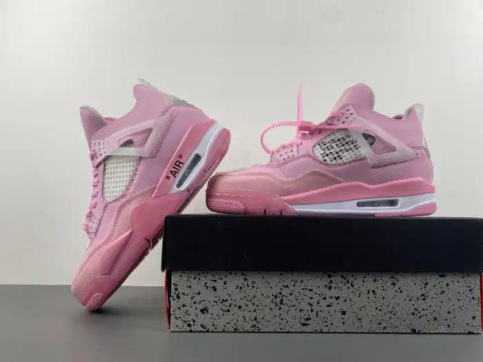 Kick Theory OFF-WHITE X JORDAN 4 PINK 0124