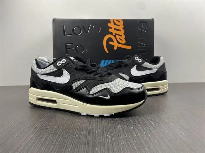 Kick Theory Duluth Nike Air Max 1 Patta Waves Black (without Bracelet) DQ0299-001 0130