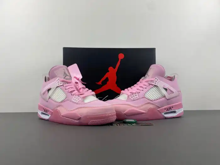 Kick Theory OFF-WHITE X JORDAN 4 PINK 0124