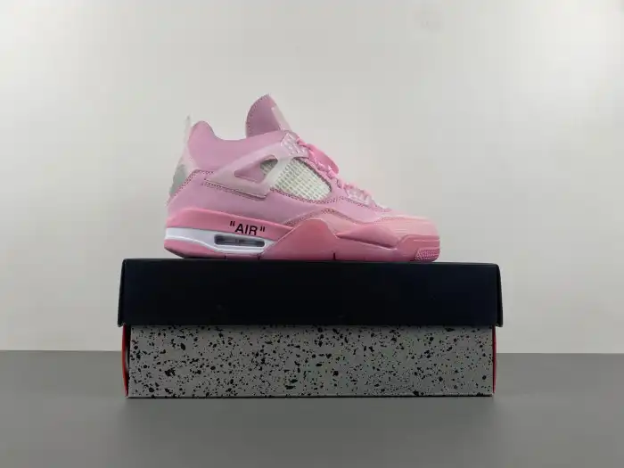 Kick Theory OFF-WHITE X JORDAN 4 PINK 0124