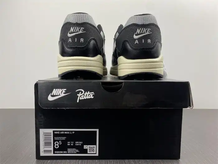 Kick Theory Duluth Nike Air Max 1 Patta Waves Black (without Bracelet) DQ0299-001 0130