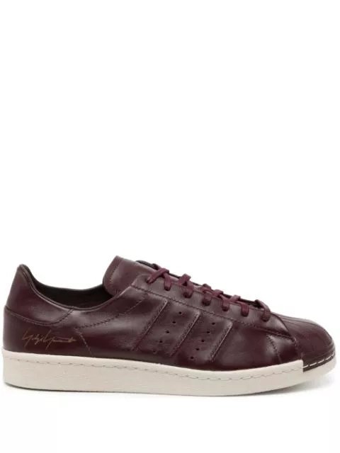 adidas Y-3 Superstar lace-up leather sneakers  0114