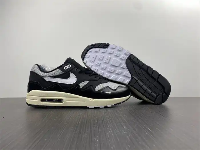 Kick Theory Duluth Nike Air Max 1 Patta Waves Black (without Bracelet) DQ0299-001 0130