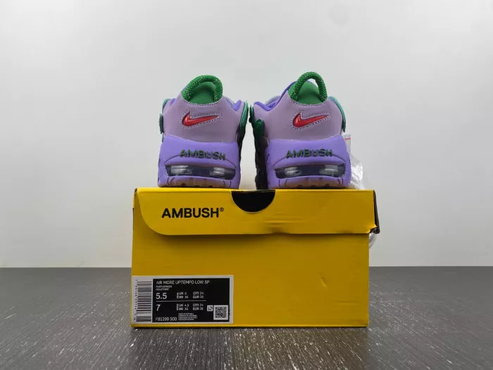 Kick Theory Ambush x Nike Air More Uptempo Low Lilac FB1299-500 0120