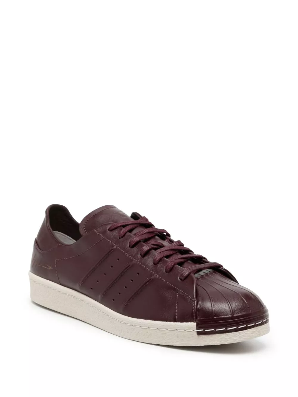 adidas Y-3 Superstar lace-up leather sneakers  0114