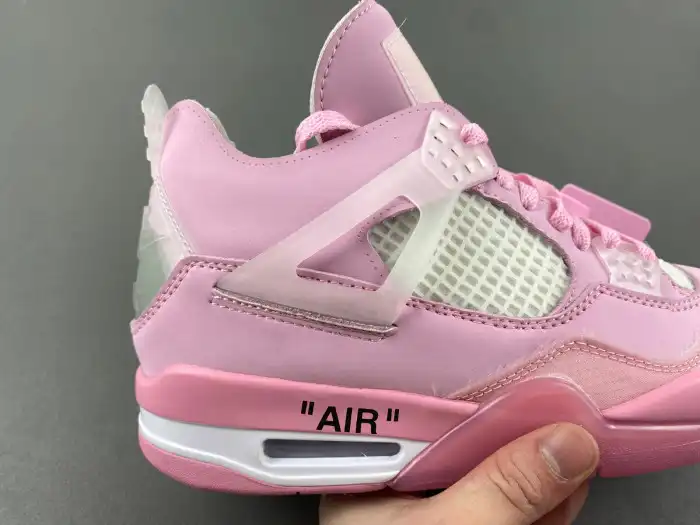 Kick Theory OFF-WHITE X JORDAN 4 PINK 0124