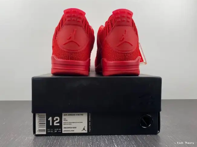 Kick Theory Duluth Red Flyknit Retro AQ3559-600 Jordan 4 0214