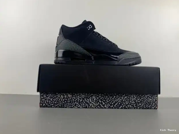 Kick Theory Black Jordan CT8532-001 3 Air Cat 0220