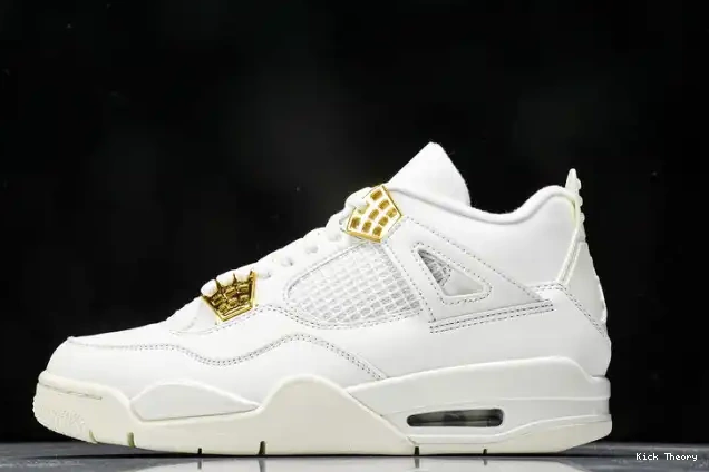 Kick Theory AQ9129-170 Jordan 4 Gold Metallic Retro 0218