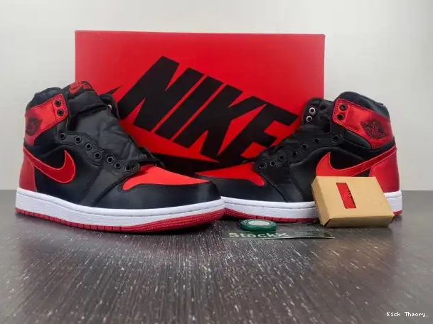 Kick Theory Duluth Bred FD4810-061 Air WMNS OG High Jordan 1 Satin 0219