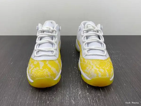 Kick Theory Duluth Jordan Yellow Low WMNS AH7860-107 Snakeskin 11 Air 0219