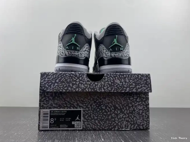 Kick Theory Duluth Green Glow CT8532-031 Jordan Air 3 0224