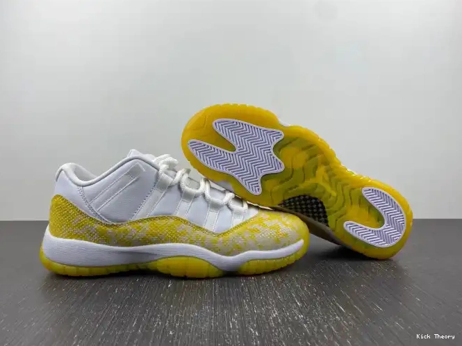 Kick Theory Duluth Jordan Yellow Low WMNS AH7860-107 Snakeskin 11 Air 0219