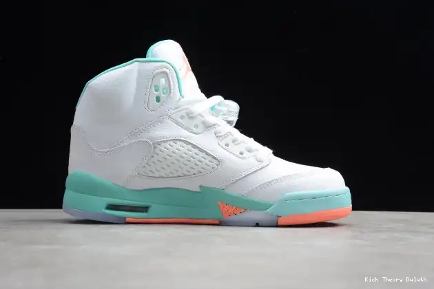 Kick Theory Duluth 5 Jordan GS Air Light 440892-100 Aqua 0218