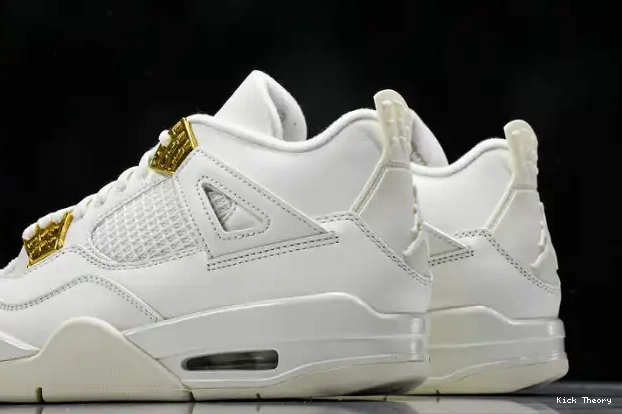 Kick Theory AQ9129-170 Jordan 4 Gold Metallic Retro 0218