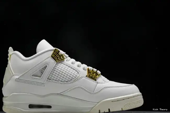 Kick Theory AQ9129-170 Jordan 4 Gold Metallic Retro 0218