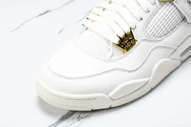 Kick Theory AQ9129-170 Jordan 4 Gold Metallic Retro 0218