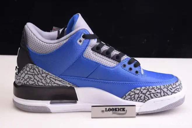 Kick Theory Jordan Air 3 Royal' 400 Retro CT8532 - 'Varsity 0226