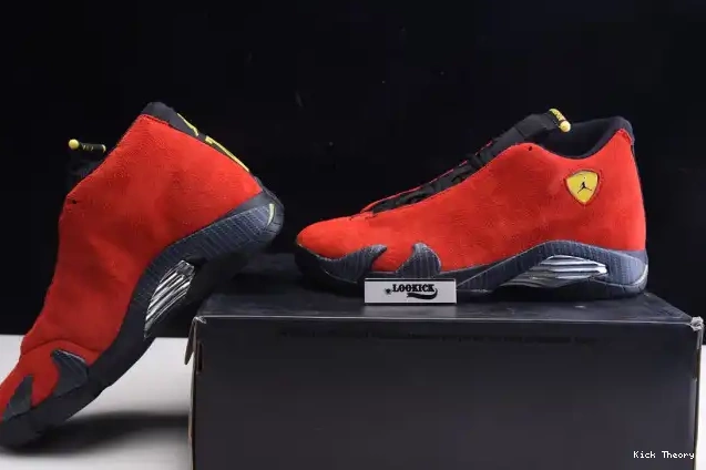 Kick Theory Jordan Red Air 14 654459-670 Retro Challenge 0214