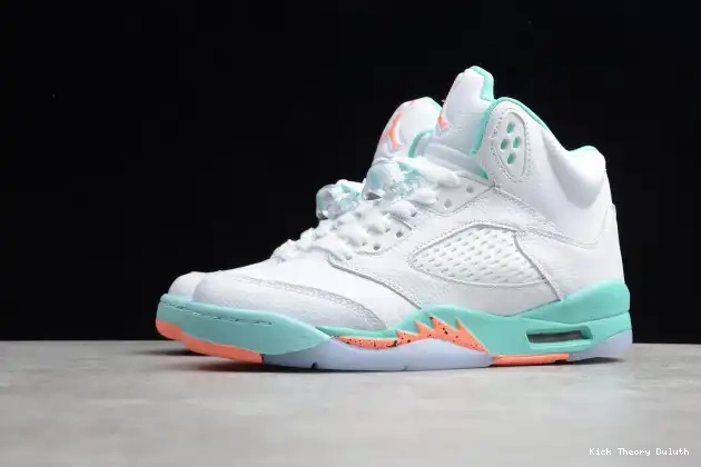 Kick Theory Duluth 5 Jordan GS Air Light 440892-100 Aqua 0218