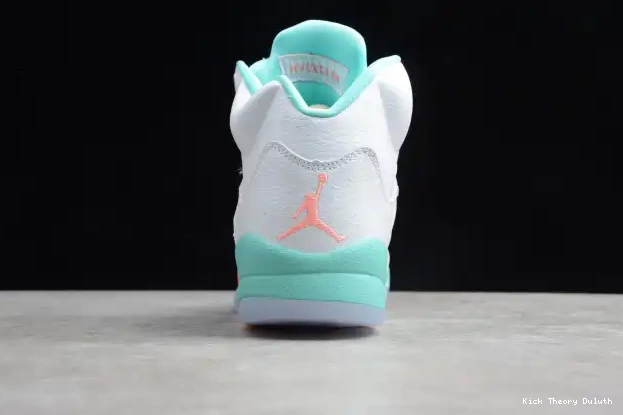 Kick Theory Duluth 5 Jordan GS Air Light 440892-100 Aqua 0218