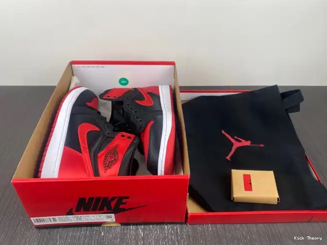 Kick Theory Duluth Bred FD4810-061 Air WMNS OG High Jordan 1 Satin 0219