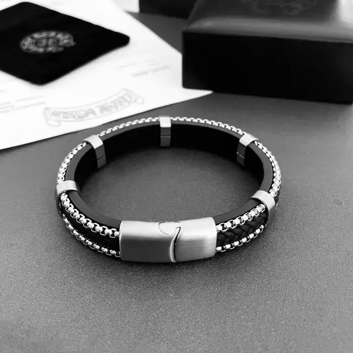 Kick Theory Duluth Chrome He@rts Bracelet 0202