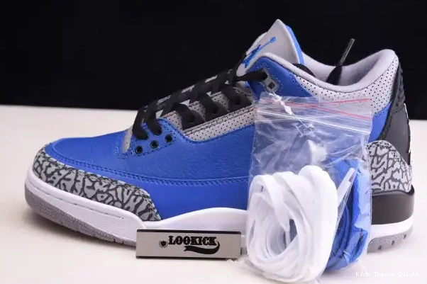 Kick Theory Jordan Air 3 Royal' 400 Retro CT8532 - 'Varsity 0226