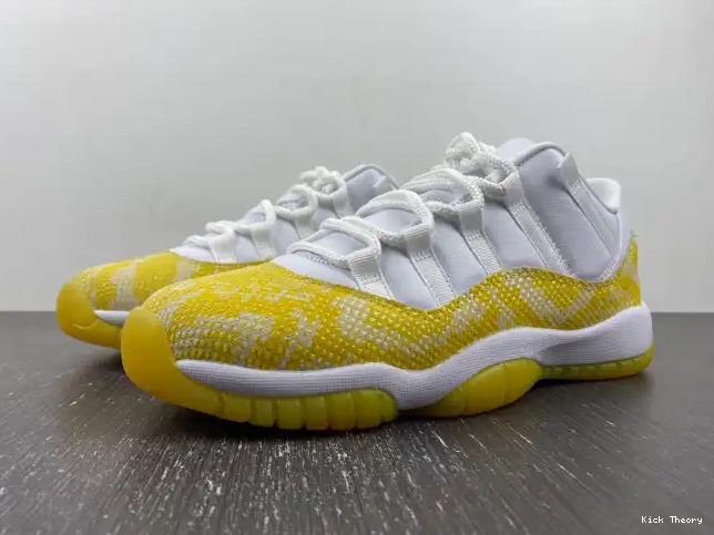 Kick Theory Duluth Jordan Yellow Low WMNS AH7860-107 Snakeskin 11 Air 0219