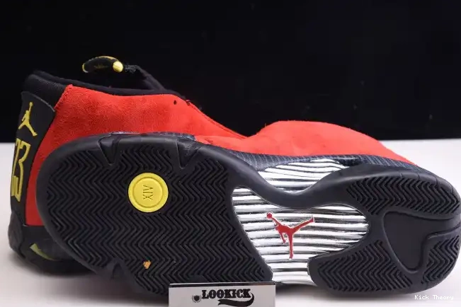 Kick Theory Jordan Red Air 14 654459-670 Retro Challenge 0214