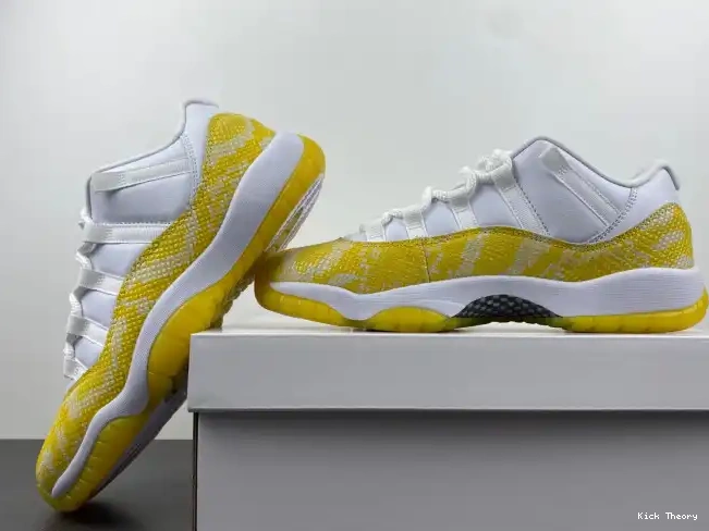 Kick Theory Duluth Jordan Yellow Low WMNS AH7860-107 Snakeskin 11 Air 0219