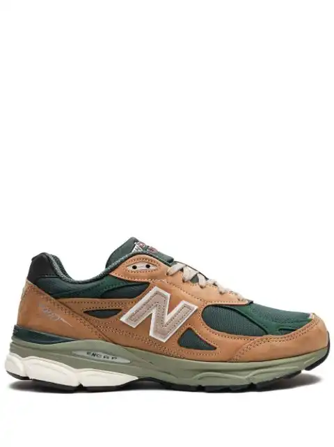 Kick Theory New Balance 990 v3 Made in USA “Tan Green” sneakers  0203