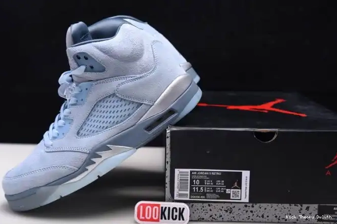 Kick Theory Duluth Air 5 Bluebird Jordan Retro (W) DD9336-400 0223