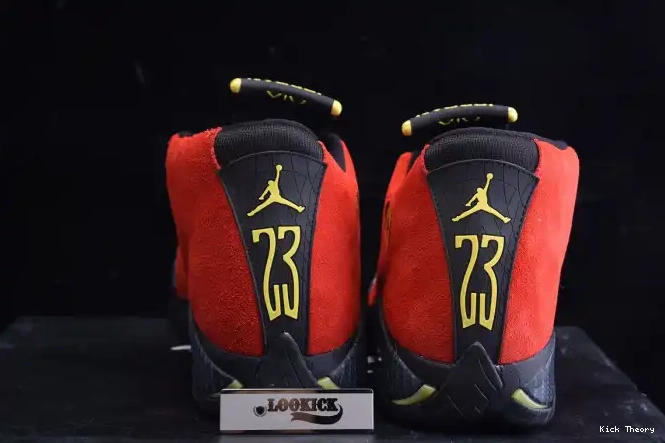 Kick Theory Jordan Red Air 14 654459-670 Retro Challenge 0214