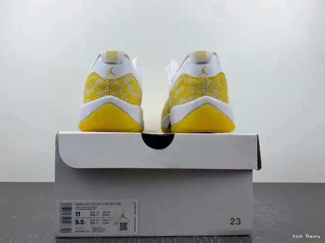 Kick Theory Duluth Jordan Yellow Low WMNS AH7860-107 Snakeskin 11 Air 0219