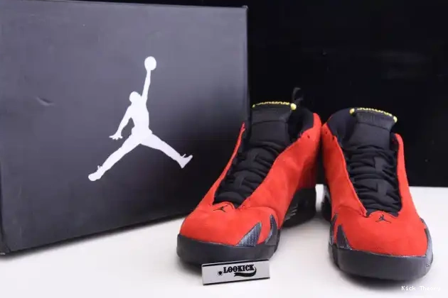 Kick Theory Jordan Red Air 14 654459-670 Retro Challenge 0214