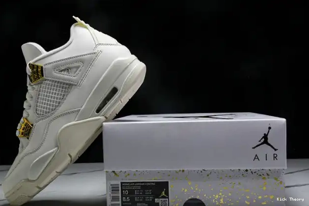 Kick Theory AQ9129-170 Jordan 4 Gold Metallic Retro 0218