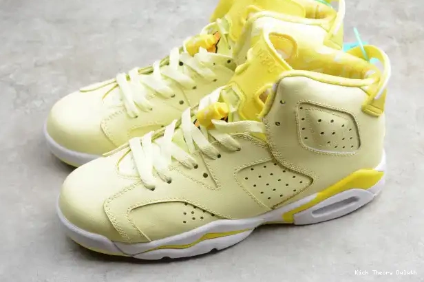 Kick Theory (GS) Air Retro 6 Jordan Dynamic 543390-800 Floral Yellow 0215