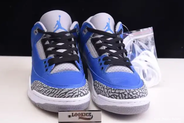 Kick Theory Jordan Air 3 Royal' 400 Retro CT8532 - 'Varsity 0226